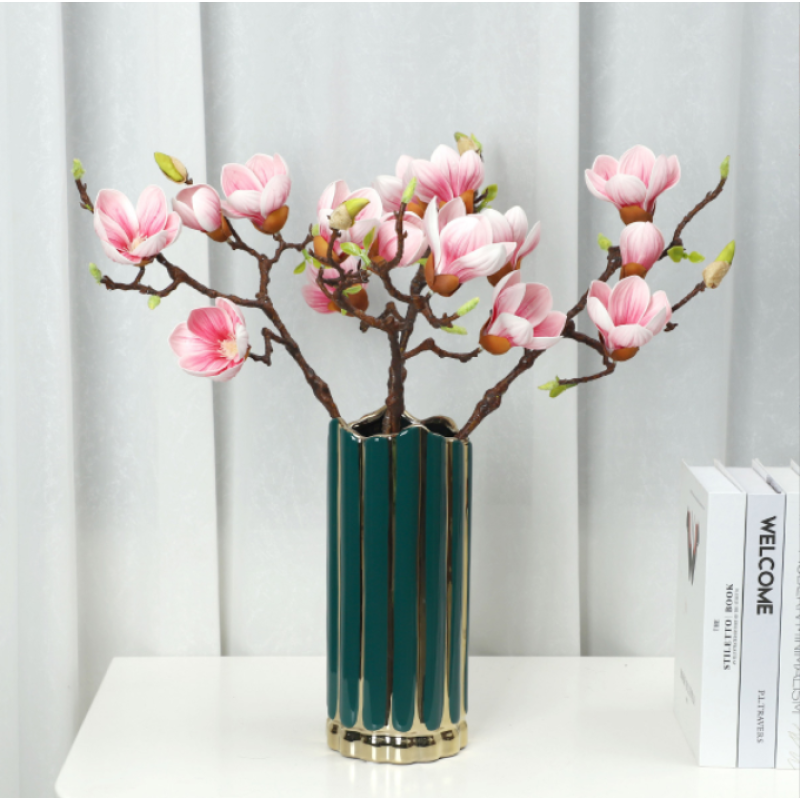 Artificial Magnolia Factory - High Quality Artificial Magnolia Flower for Home Decoration
