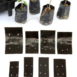 PE Grow Bags Factory - UV Resistant Polyethylene Perforated Plastic Bag for Nursery