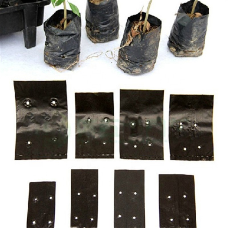 PE Grow Bags Factory - UV Resistant Polyethylene Perforated Plastic Bag for Nursery