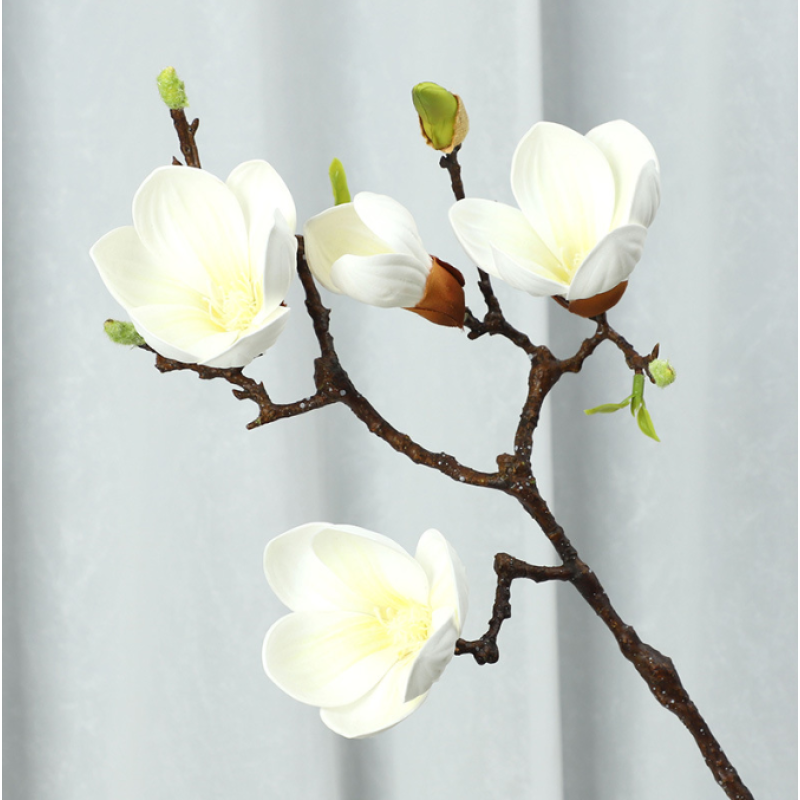 Artificial Magnolia Factory - High Quality Artificial Magnolia Flower for Home Decoration
