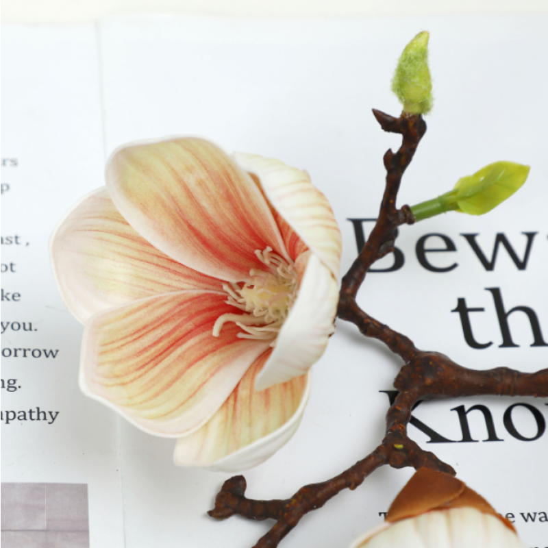 Artificial Magnolia Factory - High Quality Artificial Magnolia Flower for Home Decoration