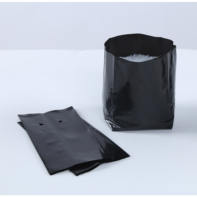 Seedling Grow Bag Factory - Different Size Perforated Black Plastic Bag for Plant Nursery