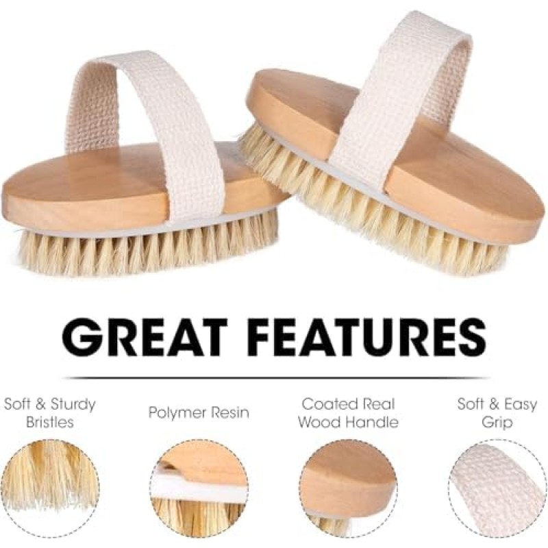 Body Brush Manufacturer - Sisal Boar Bristle Bamboo Handle
