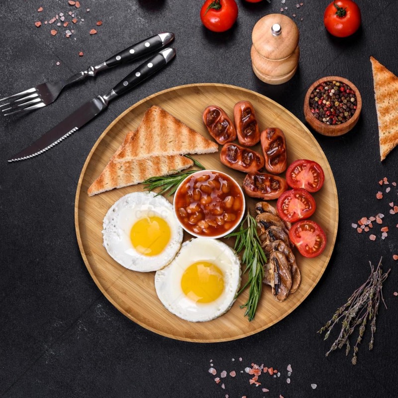 Bamboo Circular Tray Factory - High End Multifunctional Baking