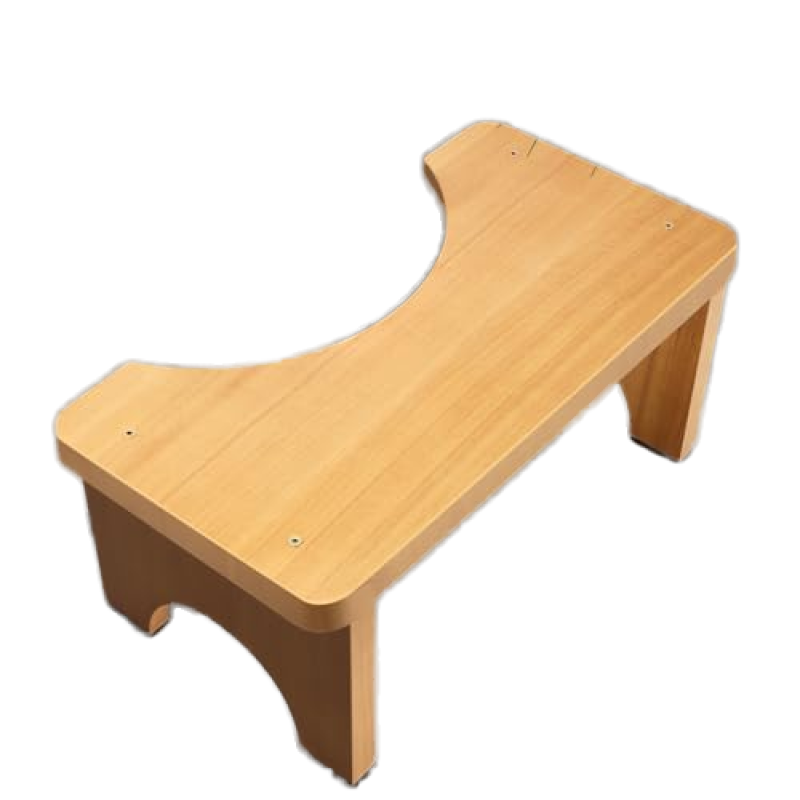 Bamboo Step Stool Factory - 7-Inch Non-Slip Mat Portable