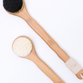 Bamboo Bath Brush Factory - Long Handle Fiber Silk Back