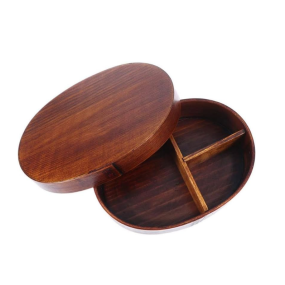 Bamboo Bento Box Manufacturer - Acacia Wood with Divider