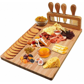 Bamboo Charcuterie Board Supplier - Wedding Gift Set Custom