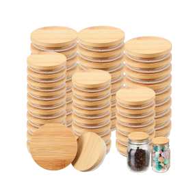 Glass Storage Jar Factory - Bamboo Lid Grain Container Wholesale