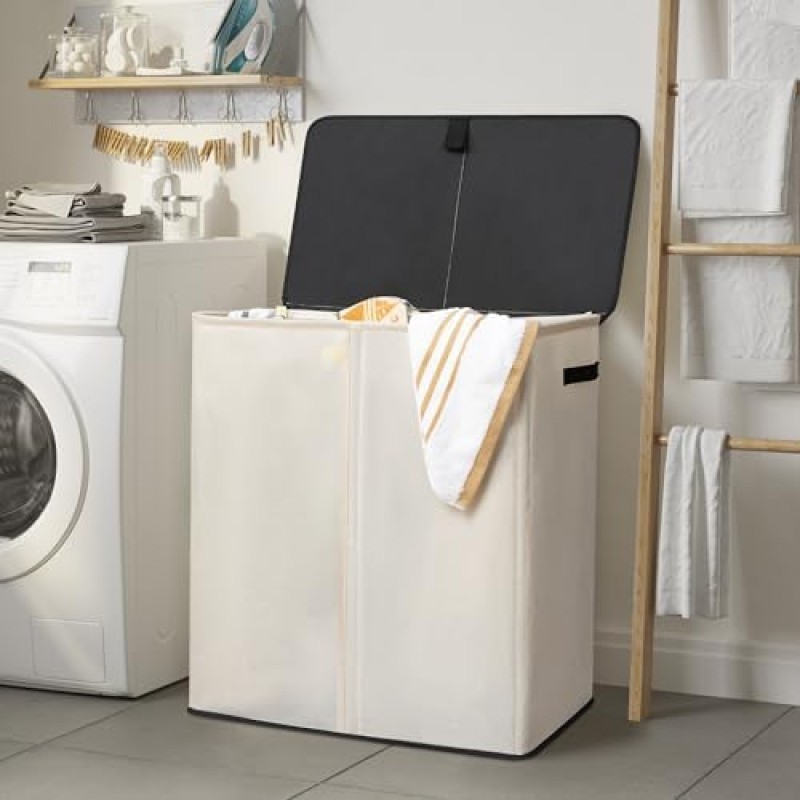 Bamboo Laundry Hamper Manufacturer - 160L 3 Layer Detachable Bag
