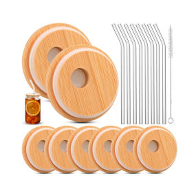 Bamboo Glass Lids Manufacturer - Airtight Regular Mouth OEM/ODM