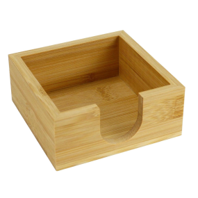 Bamboo Tissue Box Manufacturer - Double Tier Paper Towel Storage