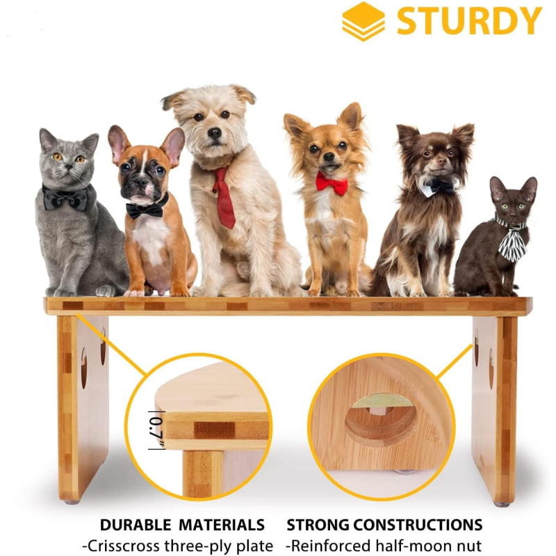 Elevated Dog Bowls Manufacturer - Bamboo Stand Stainless Steel