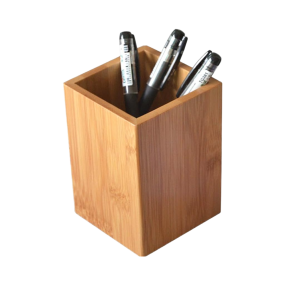 Bamboo Pen Holder Supplier - Multi Purpose Desk Organizer