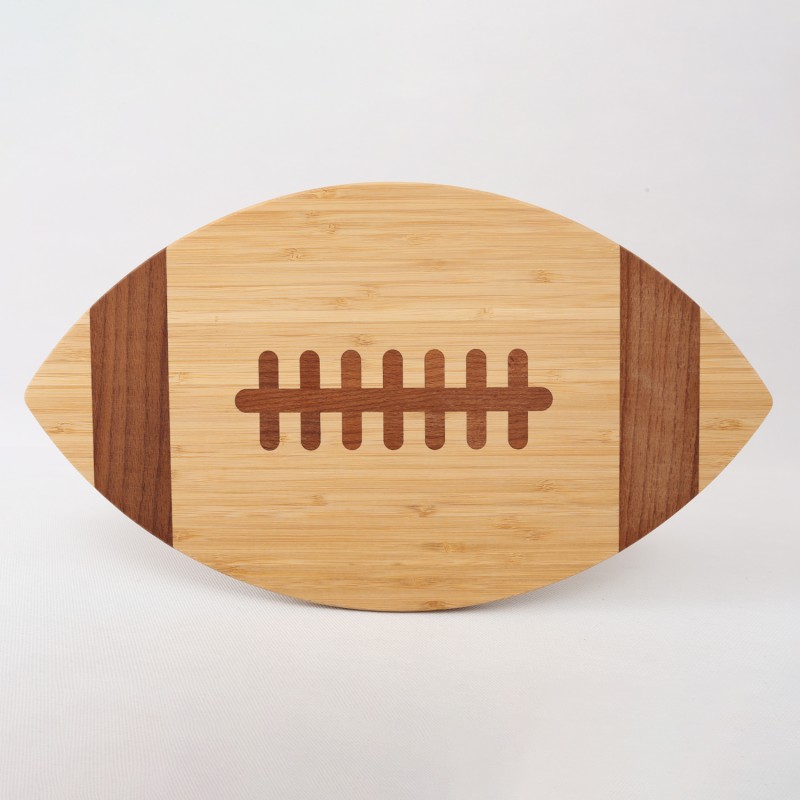 Bamboo Cutting Board Manufacturer - Football Shaped Charcuterie