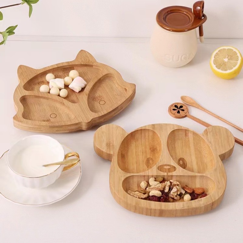 Bamboo Feeding Tray Supplier - Silicone Suction Cup Toddler