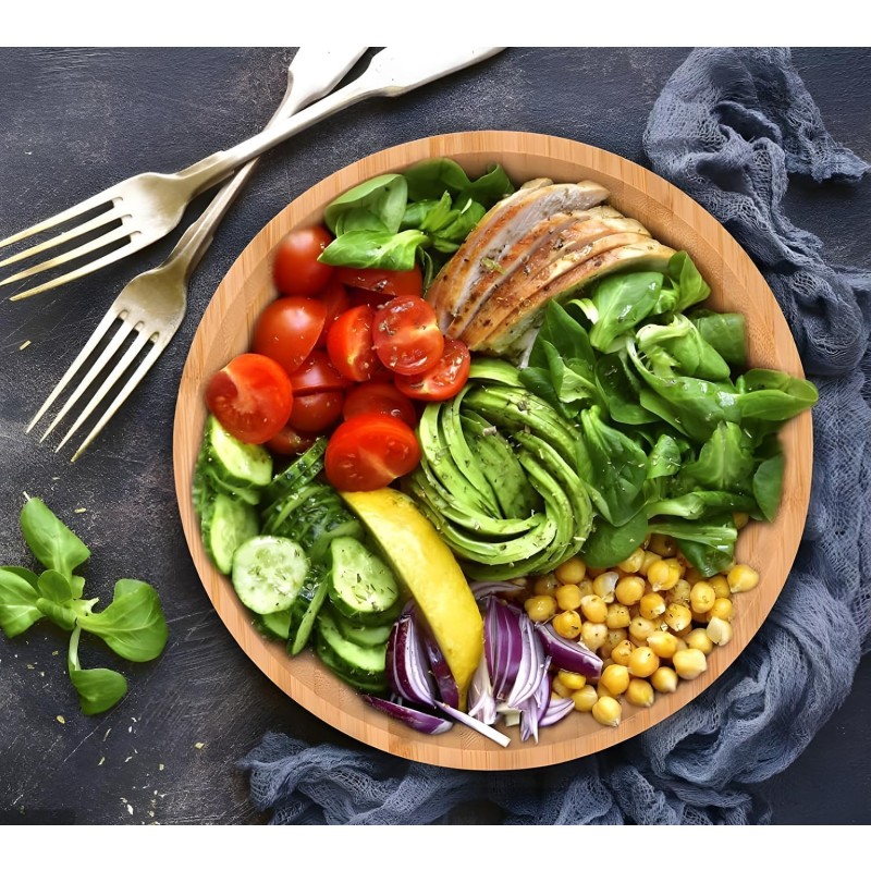 Bamboo Circular Tray Factory - High End Multifunctional Baking