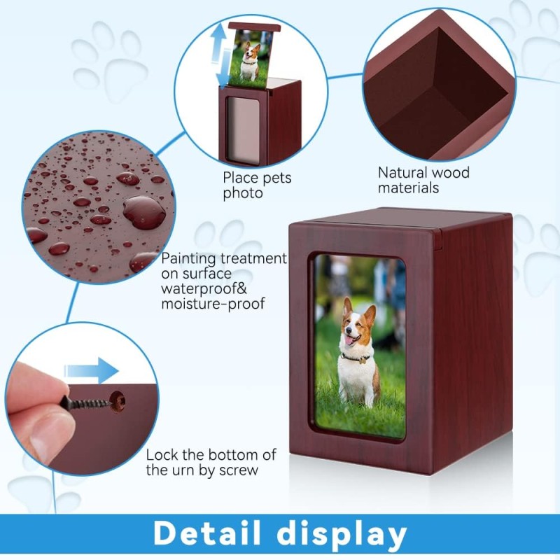 Pet Commemorative Urn Supplier - Bamboo Souvenir Box Custom