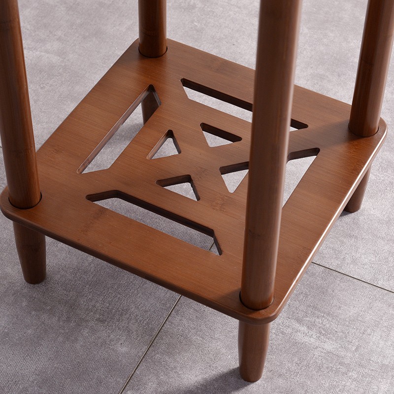 Bamboo Flower Display Rack Manufacturer - Minimalist Pot Holder