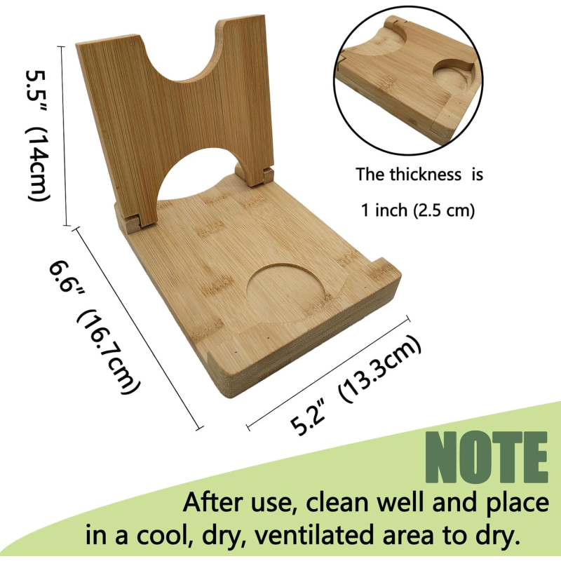 Bamboo Pen Holder Factory - 2 Piece Geometric Desk Organizer