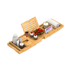 Bamboo Bathtub Tray Manufacturer - Adjustable Multi Functional