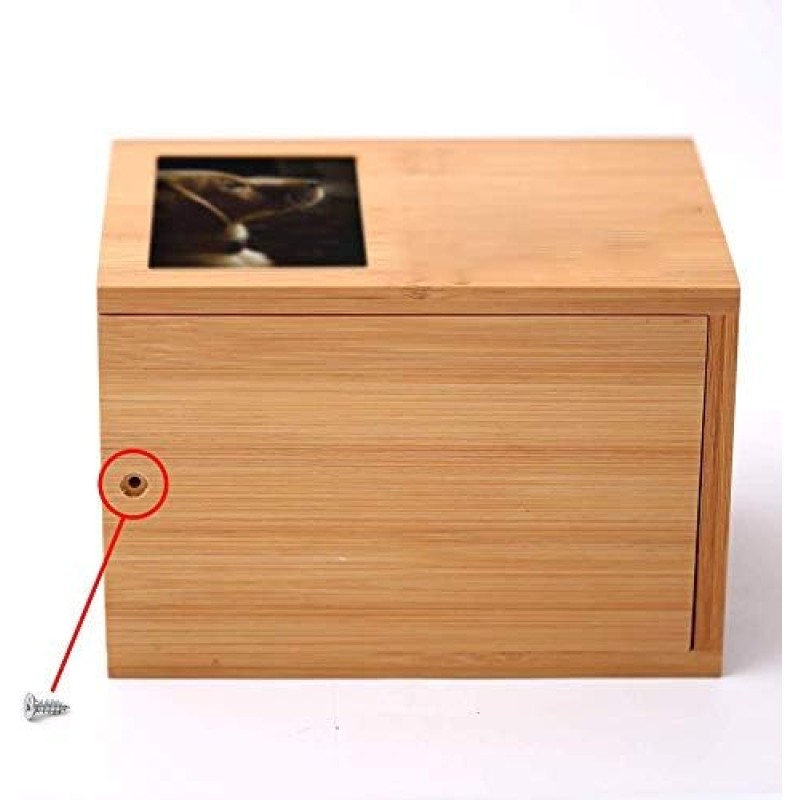 Wooden Pet Urn Manufacturer - Photo Box Ashes Storage