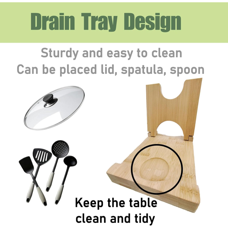 Bamboo Pen Holder Factory - 2 Piece Geometric Desk Organizer