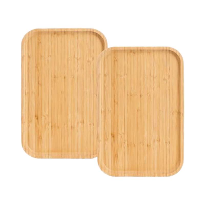 Bamboo Cheese Plate Factory - Single Tier Rectangular Platter