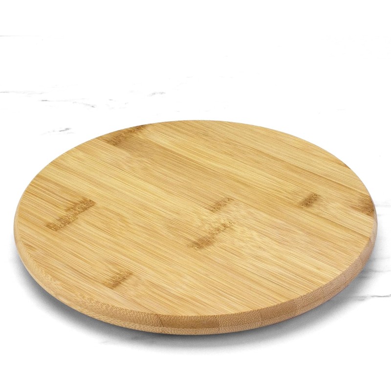 Bamboo Standing Shelf Supplier - 14 Inch Multi Use Lazy Susan