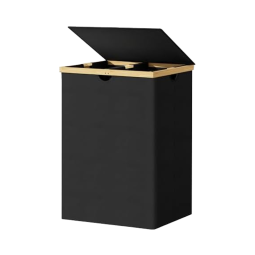 Bamboo Laundry Hamper Factory - Black 165L Foldable Double