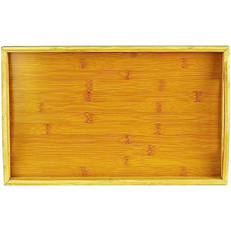 Bamboo Serving Tray Factory - Customizable with Handles OEM