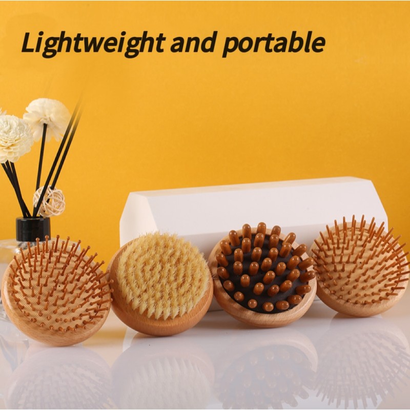 Wood Bath Brush Supplier - Natural Hemp Exfoliating Shower Tool