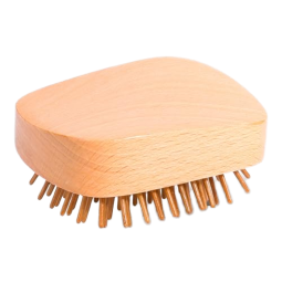 Wooden Hairbrush Manufacturer - Bamboo Pins Scalp Massage Custom