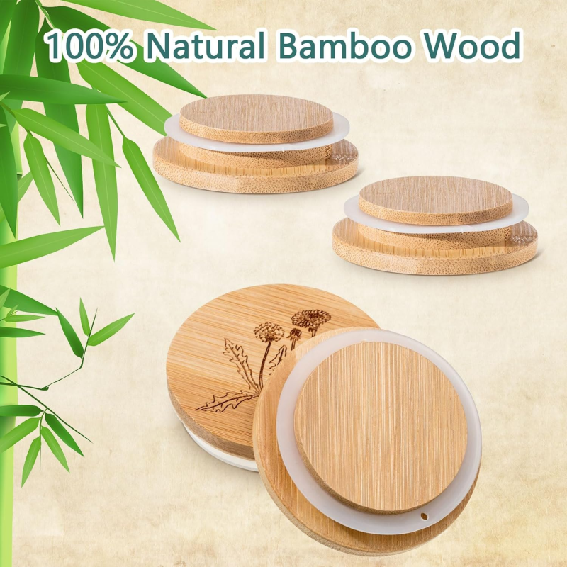 Bamboo Storage Lids Factory - Wide Mouth Canning Jar Lids OEM