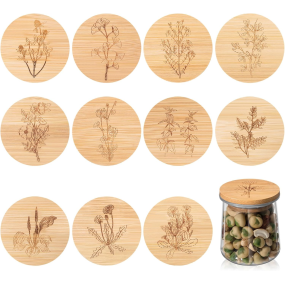 Bamboo Storage Lids Factory - Wide Mouth Canning Jar Lids OEM