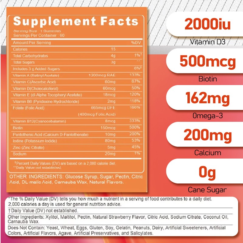 Multivitamin Gummies Factory - OEM Custom Sugar Free Kids