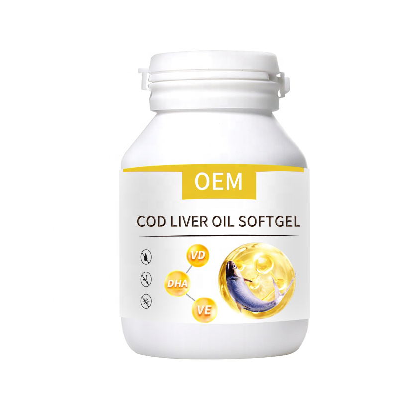 Cod Liver Oil Softgel Factory - OEM Custom Immunity Calcium