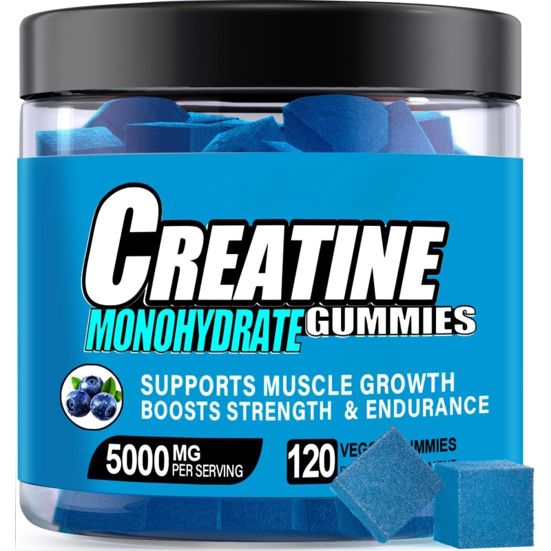 Creatine Monohydrate Gummies Factory - OEM Custom 5000mg Muscle Building