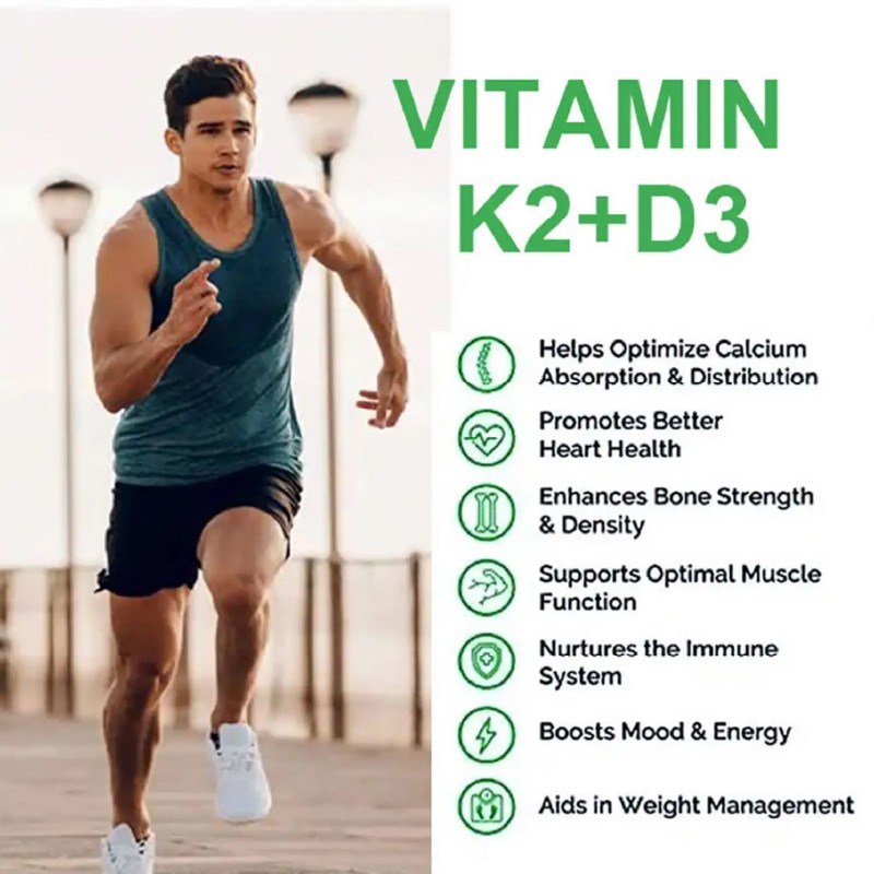Vitamin D3 K2 Capsules Manufacturer - OEM Custom Bone Health Softgel
