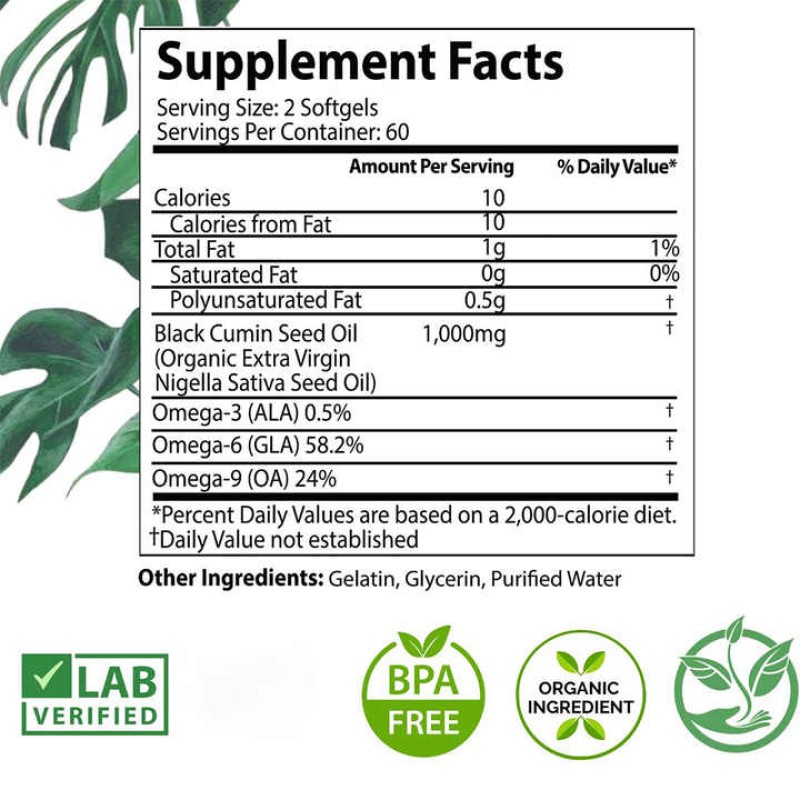 Antioxidant Softgel Manufacturer - OEM Custom Black Seed Oil Vitamin E