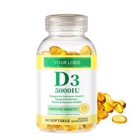 Vitamin D3 K2 Capsules Manufacturer - OEM Custom Bone Health Softgel