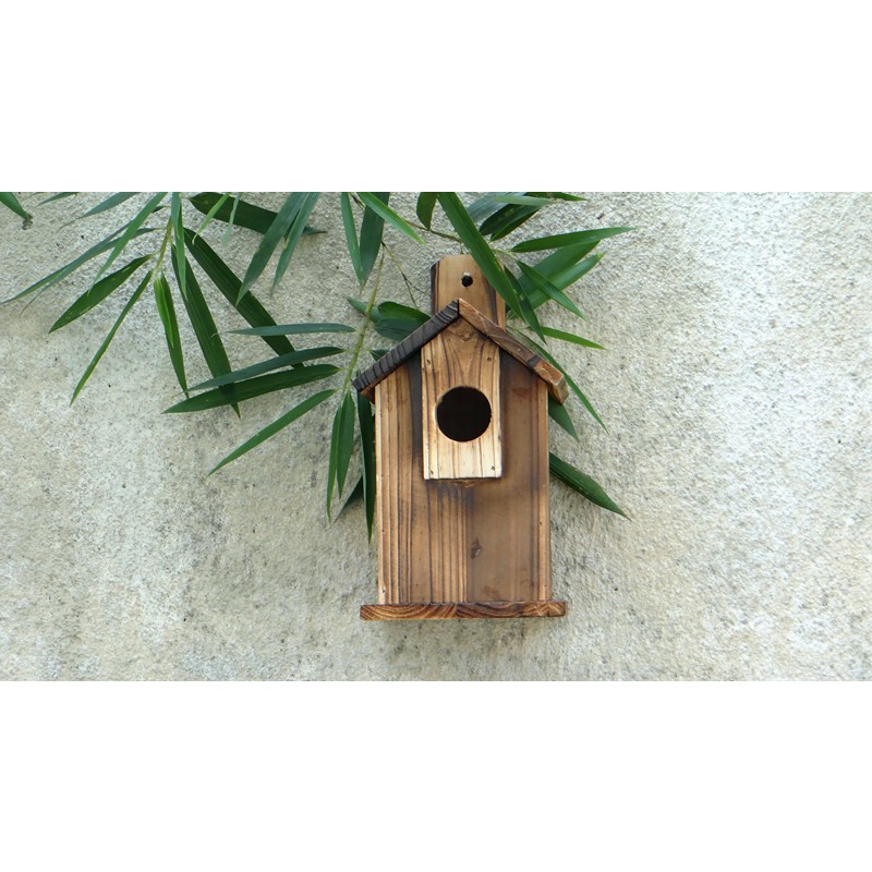 Wood Birdhouse Factory - JUNJI Best Cedar Wooden Decorative Hanging Nest Luxury Modern