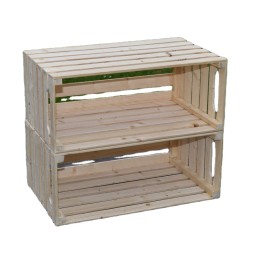 Storage Crate Factory - JUNJI Ideal for Storage of Toys Tools Vegetables Wooden Crate
