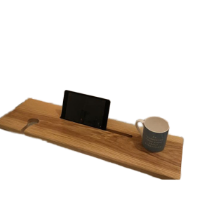 Luxury Bath Caddy Supplier - JUNJI Bespoke Solid American Ash Wood Tablet Holder Classic