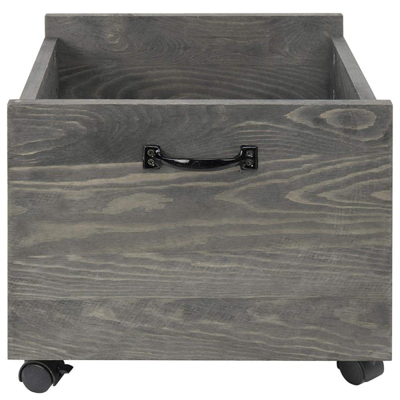 Vinyl Record Crate Manufacturer - JUNJI Vinyl Record Storage Crate LP Organizer with Wheels