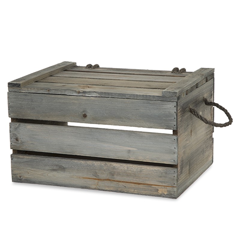 Foldable Crate Supplier - JUNJI Foldable Customized Size Wooden Stackable Vegetable Box
