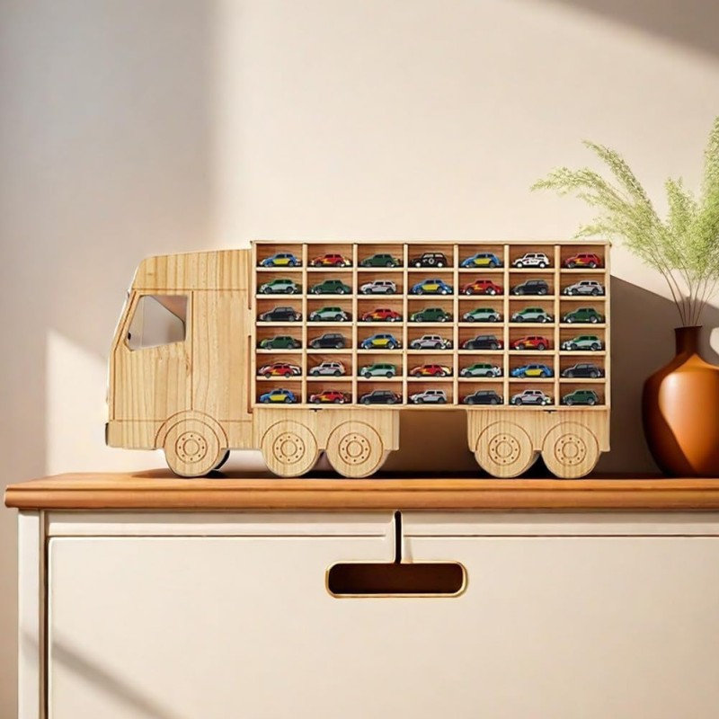 Storage Cabinet Manufacturer - Freestanding Wall-Mounted Cabinet 1/64 Scale Toy Cars Organizer