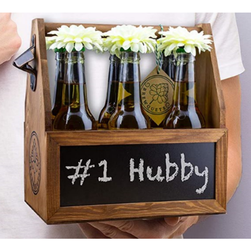 Wooden Wine Box Manufacturer - Rustic Gifts Wooden Wine Box Bottle Caddy Beer Carrier