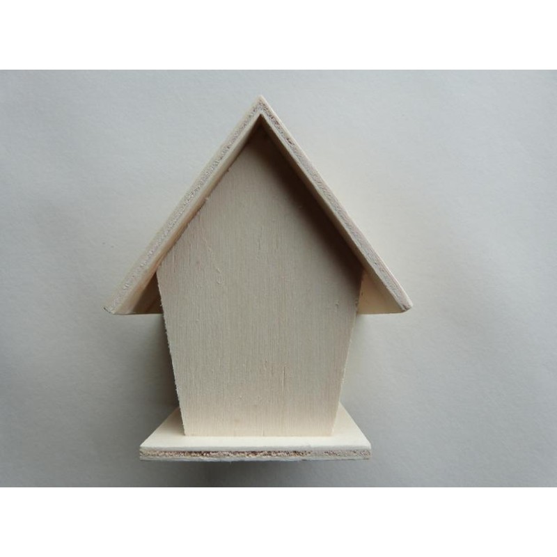 Small Birdhouse Supplier - JUNJI Small Wooden Bird House Home Decor Natural Wood