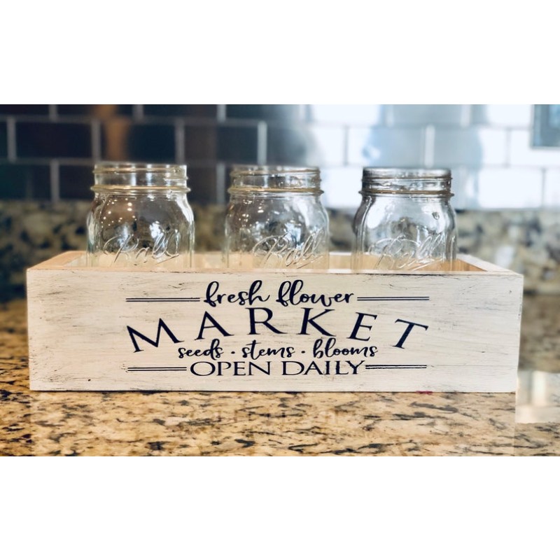 Flower Crate Manufacturer - JUNJI Decor Wooden Flower Crate Wedding Gift Plant Shadow Box